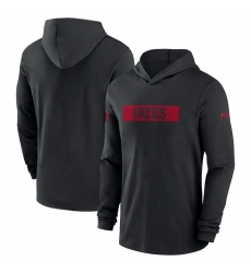 Men San Francisco 49ers Black Sideline Performance Hoodie Men San Francisco 49ers Black Sideline Performance Hoodie