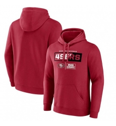 Men San Francisco 49ers Scarlet X Bud Light Pullover Hoodie Men San Francisco 49ers Scarlet X Bud Light Pullover Hoodie