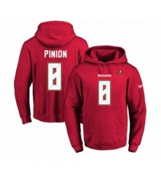 Football Mens Tampa Bay Buccaneers 8 Bradley Pinion Red Name Number Pullover Hoodie Football Mens Tampa Bay Buccaneers 8 Bradley Pinion Red Name Number Pullover Hoodie