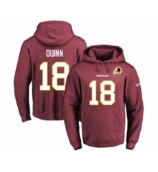Football Mens Washington Redskins 18 Trey Quinn Red Name Number Pullover Hoodie Football Mens Washington Redskins 18 Trey Quinn Red Name Number Pullover Hoodie