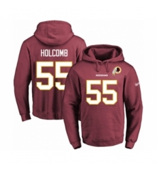 Football Mens Washington Redskins 55 Cole Holcomb Red Name Number Pullover Hoodie Football Mens Washington Redskins 55 Cole Holcomb Red Name Number Pullover Hoodie