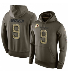 NFL Nike Washington Redskins 9 Sonny Jurgensen Green Salute To Service Mens Pullover Hoodie NFL Nike Washington Redskins 9 Sonny Jurgensen Green Salute To Service Mens Pullover Hoodie