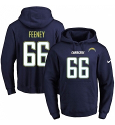 NFL Mens Nike Los Angeles Chargers 66 Dan Feeney Navy Blue Name Number Pullover Hoodie NFL Mens Nike Los Angeles Chargers 66 Dan Feeney Navy Blue Name Number Pullover Hoodie