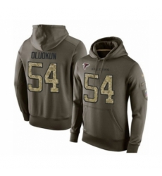 Football Mens Atlanta Falcons 54 Foye Oluokun Green Salute To Service Pullover Hoodie Football Mens Atlanta Falcons 54 Foye Oluokun Green Salute To Service Pullover Hoodie