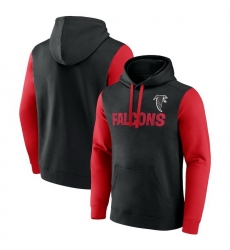 Men Fanatics Black Atlanta Falcons Fleece Pullover Hoodie Men Fanatics Black Atlanta Falcons Fleece Pullover Hoodie
