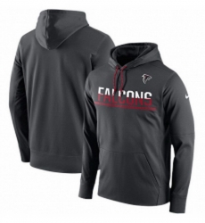 NFL Mens Atlanta Falcons Nike Anthracite Sideline Circuit Pullover Performance Hoodie NFL Mens Atlanta Falcons Nike Anthracite Sideline Circuit Pullover Performance Hoodie