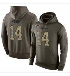 NFL Nike Atlanta Falcons 14 Justin Hardy Green Salute To Service Mens Pullover Hoodie NFL Nike Atlanta Falcons 14 Justin Hardy Green Salute To Service Mens Pullover Hoodie