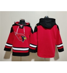 Men Arizona Cardinals Blank Red Ageless Must Have Lace Up Pullover Hoodie Men Arizona Cardinals Blank Red Ageless Must Have Lace Up Pullover Hoodie