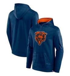 Men Chicago Bears Navy On The Ball Pullover Hoodie Men Chicago Bears Navy On The Ball Pullover Hoodie