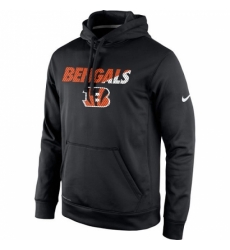 NFL Cincinnati Bengals Nike Kick Off Staff Performance Pullover Hoodie Black NFL Cincinnati Bengals Nike Kick Off Staff Performance Pullover Hoodie Black