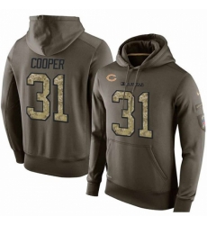 NFL Nike Chicago Bears 31 Marcus Cooper Green Salute To Service Mens Pullover Hoodie NFL Nike Chicago Bears 31 Marcus Cooper Green Salute To Service Mens Pullover Hoodie