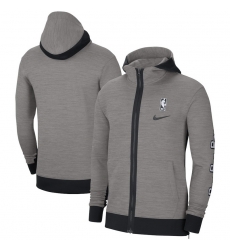 Men Nike Washington Wizards Heathered Charcoal Authentic Showtime Performance Full Zip Hoodie Jacket Men Nike Washington Wizards Heathered Charcoal Authentic Showtime Performance Full Zip Hoodie Jacket
