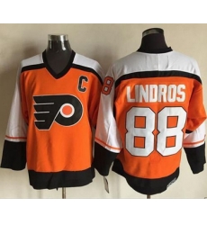 Flyers #88 Eric Lindros Orange CCM Throwback Stitched NHL Jersey Flyers #88 Eric Lindros Orange CCM Throwback Stitched NHL Jersey