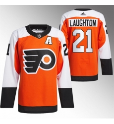 Men Philadelphia Flyers 21 Scott Laughton 2023 24 Orange Stitched Jersey Men Philadelphia Flyers 21 Scott Laughton 2023 24 Orange Stitched Jersey