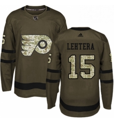 Mens Adidas Philadelphia Flyers 15 Jori Lehtera Premier Green Salute to Service NHL Jersey Mens Adidas Philadelphia Flyers 15 Jori Lehtera Premier Green Salute to Service NHL Jersey