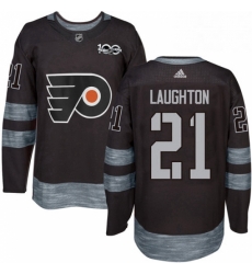 Mens Adidas Philadelphia Flyers 21 Scott Laughton Premier Black 1917 2017 100th Anniversary NHL Jersey Mens Adidas Philadelphia Flyers 21 Scott Laughton Premier Black 1917 2017 100th Anniversary NHL Jersey