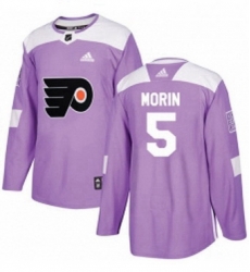 Mens Adidas Philadelphia Flyers 5 Samuel Morin Authentic Purple Fights Cancer Practice NHL Jersey Mens Adidas Philadelphia Flyers 5 Samuel Morin Authentic Purple Fights Cancer Practice NHL Jersey