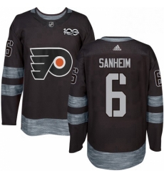 Mens Adidas Philadelphia Flyers 6 Travis Sanheim Premier Black 1917 2017 100th Anniversary NHL Jersey Mens Adidas Philadelphia Flyers 6 Travis Sanheim Premier Black 1917 2017 100th Anniversary NHL Jersey