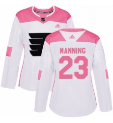 Womens Adidas Philadelphia Flyers 23 Brandon Manning Authentic WhitePink Fashion NHL Jersey Womens Adidas Philadelphia Flyers 23 Brandon Manning Authentic WhitePink Fashion NHL Jersey