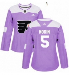 Womens Adidas Philadelphia Flyers 5 Samuel Morin Authentic Purple Fights Cancer Practice NHL Jersey Womens Adidas Philadelphia Flyers 5 Samuel Morin Authentic Purple Fights Cancer Practice NHL Jersey