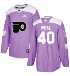Youth Adidas Philadelphia Flyers 40 Jordan Weal Authentic Purple Fights Cancer Practice NHL Jersey Youth Adidas Philadelphia Flyers 40 Jordan Weal Authentic Purple Fights Cancer Practice NHL Jersey