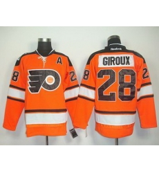 Youth Philadelphia Flyers #28 CLAUDE GIROUX 2012 orange Winter Classic Premier Jersey Youth Philadelphia Flyers #28 CLAUDE GIROUX 2012 orange Winter Classic Premier Jersey