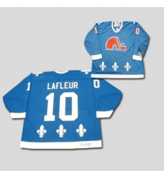 Nordiques #10 Guy Lafleur Stitched CCM Throwback blue NHL Jersey Nordiques #10 Guy Lafleur Stitched CCM Throwback blue NHL Jersey