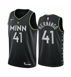 Men Nike Minnesota Timberwolves 41 Juancho Hernangomez Black NBA Swingman 2020 21 City Edition Jersey Men Nike Minnesota Timberwolves 41 Juancho Hernangomez Black NBA Swingman 2020 21 City Edition Jersey