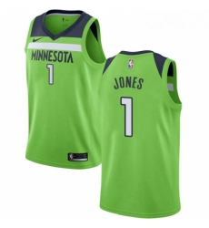 Mens Nike Minnesota Timberwolves 1 Tyus Jones Swingman Green NBA Jersey Statement Edition Mens Nike Minnesota Timberwolves 1 Tyus Jones Swingman Green NBA Jersey Statement Edition