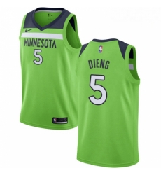 Mens Nike Minnesota Timberwolves 5 Gorgui Dieng Authentic Green NBA Jersey Statement Edition Mens Nike Minnesota Timberwolves 5 Gorgui Dieng Authentic Green NBA Jersey Statement Edition