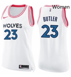 Womens Nike Minnesota Timberwolves 23 Jimmy Butler Swingman WhitePink Fashion NBA Jersey Womens Nike Minnesota Timberwolves 23 Jimmy Butler Swingman WhitePink Fashion NBA Jersey