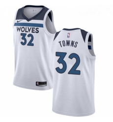 Womens Nike Minnesota Timberwolves 32 Karl Anthony Towns Authentic White NBA Jersey Association Edition Womens Nike Minnesota Timberwolves 32 Karl Anthony Towns Authentic White NBA Jersey Association Edition
