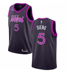 Youth Nike Minnesota Timberwolves 5 Gorgui Dieng Swingman Purple NBA Jersey City Edition Youth Nike Minnesota Timberwolves 5 Gorgui Dieng Swingman Purple NBA Jersey City Edition