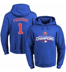 MLB Men Chicago Cubs 1 Kosuke Fukudome Royal 2016 World Series Champions Walk Pullover Hoodie MLB Men Chicago Cubs 1 Kosuke Fukudome Royal 2016 World Series Champions Walk Pullover Hoodie