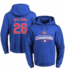 MLB Men Chicago Cubs 26 Billy Williams Royal 2016 World Series Champions Walk Pullover Hoodie MLB Men Chicago Cubs 26 Billy Williams Royal 2016 World Series Champions Walk Pullover Hoodie