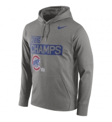 Men Chicago Cubs Nike Gray 2016 World Series Champions Celebration Performance Men Hoodie Men Chicago Cubs Nike Gray 2016 World Series Champions Celebration Performance Men Hoodie