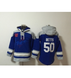 Men Los Angeles Dodgers 50 Mookie Betts Stitched Hoodie Men Los Angeles Dodgers 50 Mookie Betts Stitched Hoodie