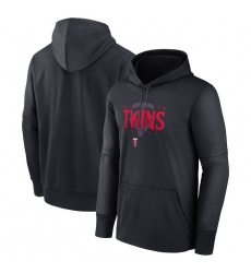 Men Minnesota Twins Navy Pregame Performance Pullover Hoodie Men Minnesota Twins Navy Pregame Performance Pullover Hoodie