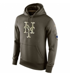 MLB Men New York Mets Nike Olive Salute To Service KO Performance Hoodie MLB Men New York Mets Nike Olive Salute To Service KO Performance Hoodie