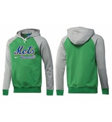 MLB Men Nike New York Mets Pullover Hoodie GreenGrey MLB Men Nike New York Mets Pullover Hoodie GreenGrey