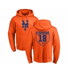 Men MLB Nike New York Mets 18 Travis dArnaud Orange RBI Pullover Hoodie Men MLB Nike New York Mets 18 Travis dArnaud Orange RBI Pullover Hoodie
