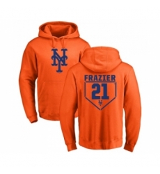 Men MLB Nike New York Mets 21 Todd Frazier Orange RBI Pullover Hoodie Men MLB Nike New York Mets 21 Todd Frazier Orange RBI Pullover Hoodie