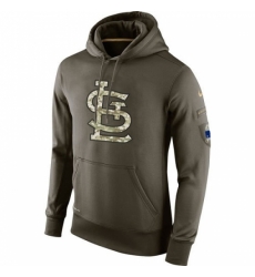 MLB Men St Louis Cardinals Nike Olive Salute To Service KO Performance Hoodie MLB Men St Louis Cardinals Nike Olive Salute To Service KO Performance Hoodie