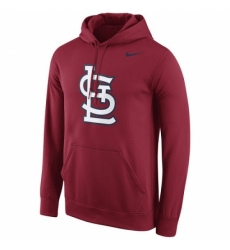 Men MLB St Louis Cardinals Nike Logo Performance Pullover Hoodie Red Men MLB St Louis Cardinals Nike Logo Performance Pullover Hoodie Red