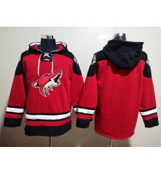 Men's Arizona Coyotes Blank Red Ageless Must-Have Lace-Up Pullover Hoodie Men's Arizona Coyotes Blank Red Ageless Must-Have Lace-Up Pullover Hoodie
