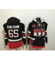 Men Ottawa Senators 65 Erik Karlsson Stitched Hoodie Men Ottawa Senators 65 Erik Karlsson Stitched Hoodie