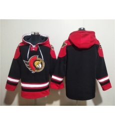Men Ottawa Senators Blank Black Ageless Must Have Lace Up Pullover Hoodie Men Ottawa Senators Blank Black Ageless Must Have Lace Up Pullover Hoodie