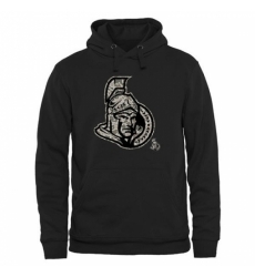 NHL Mens Ottawa Senators Black Rink Warrior Pullover Hoodie NHL Mens Ottawa Senators Black Rink Warrior Pullover Hoodie