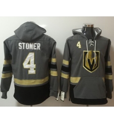 Men Vegas Golden Knights 4 Clayton Stoner Grey Name 26 Number Pullover NHL Hoodie Men Vegas Golden Knights 4 Clayton Stoner Grey Name 26 Number Pullover NHL Hoodie