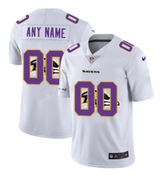 Men Women Youth Toddler Baltimore Ravens Custom White Men Nike Team Logo Dual Overlap Limited NFL Jersey Men Women Youth Toddler Baltimore Ravens Custom White Men Nike Team Logo Dual Overlap Limited NFL Jersey